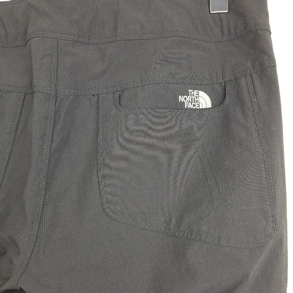 New The North Face Black Outdoor Tab Hem Hiking Activewear Pants Size 4 - Picture 10 of 14